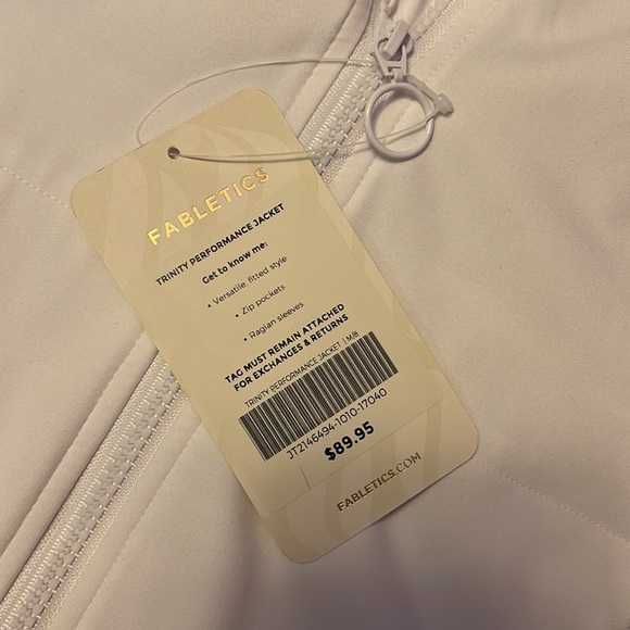 Fabletics white jacket. NWT - Picture 2 of 5